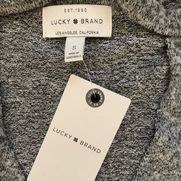 Grey Bell Sleeve Lucky Brand Sweater - Picture 3 of 4
